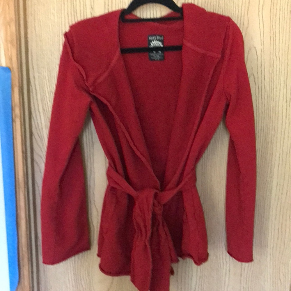 Lucky brand hooded wrap sweatshirt
